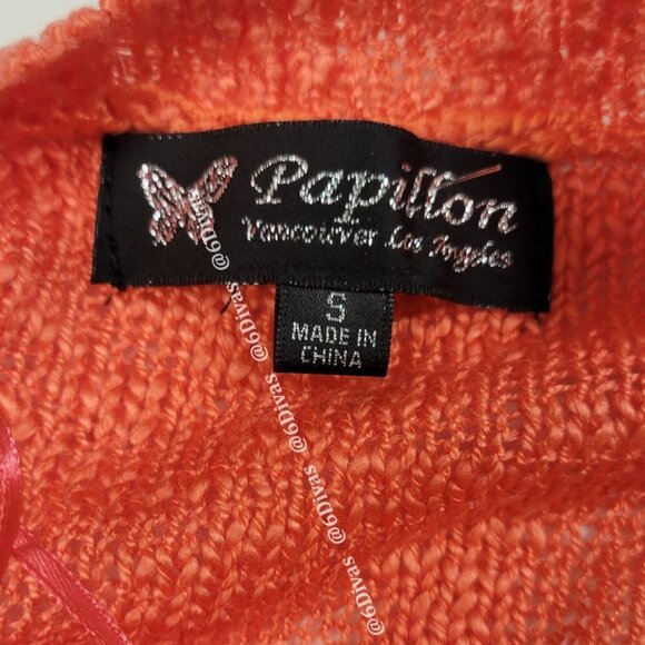 Sweater Top in coral cream soft lightweight Blouse top-  NEW - Picture 7 of 12